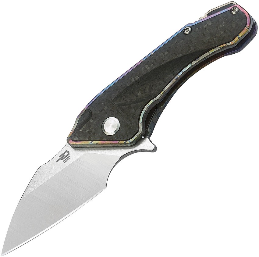 Bestech Knives GOBLIN Framelock Spectrum Titanium Folding S35VN Knife 1711D
