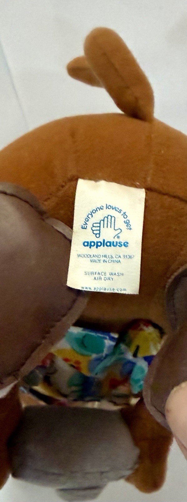 Vintage 9” Scooby-Doo Plush Sitting Applause Voyeur Camera Man Tourist Fast Ship
