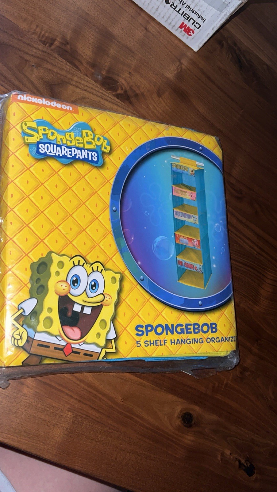 Rare. 2014 Vintage SpongeBob SquarePants 5 Shelf Hanging Organizer Viacom 1 Of 1