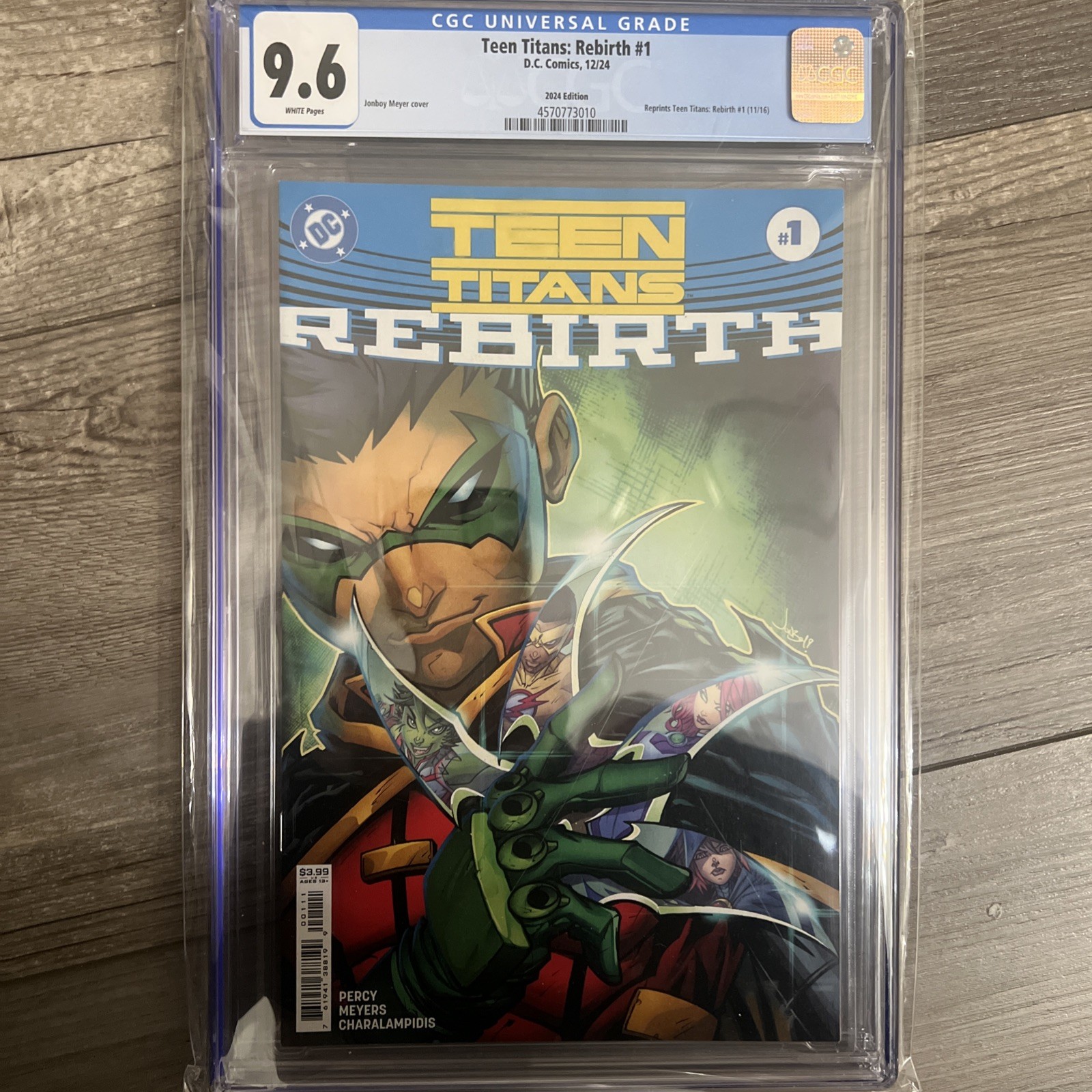 Teen Titans Rebirth Slab 9.6 Dc