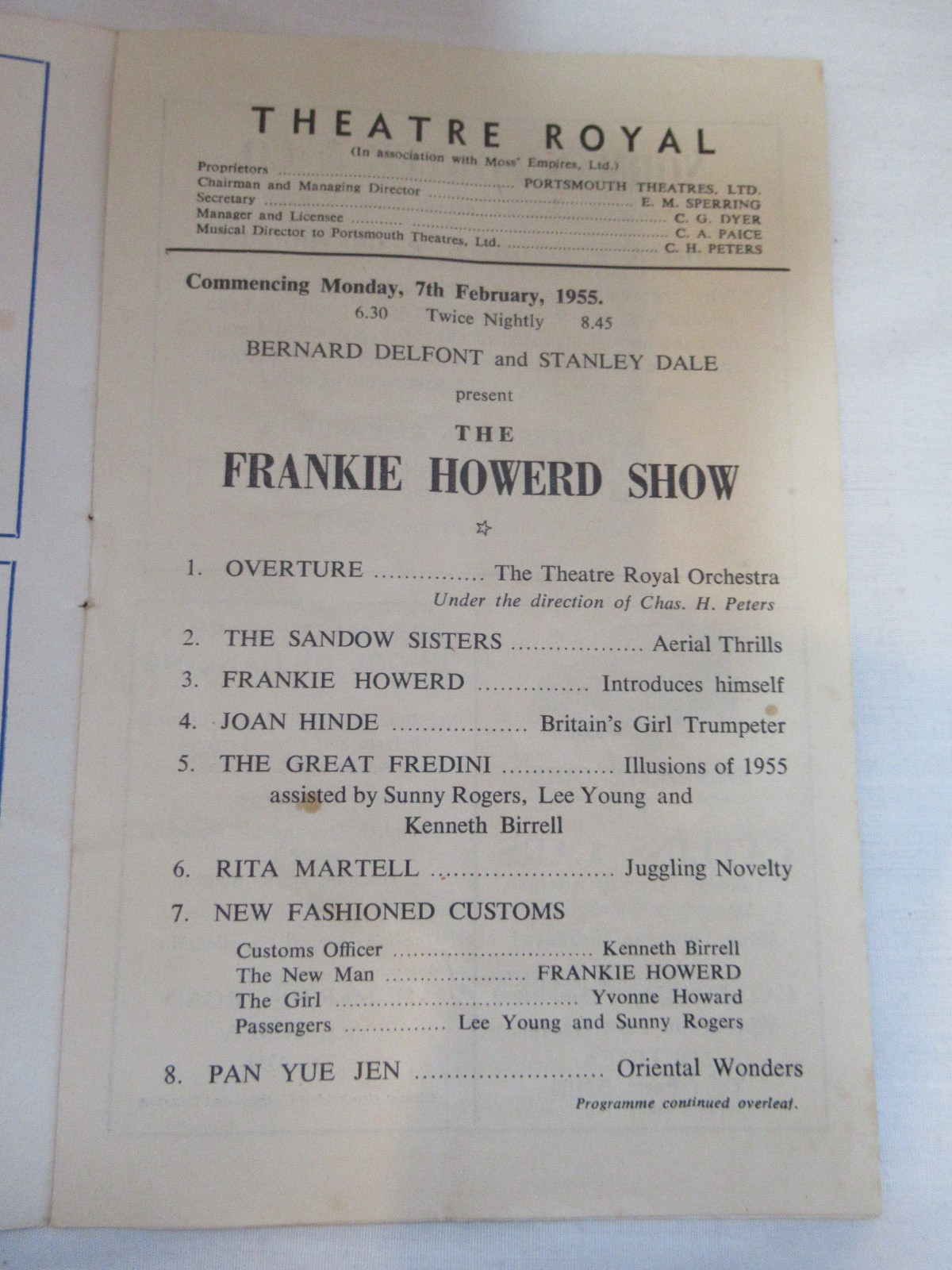 FREE POST Collectable vintage entertainment theatre programmes 50s-70s