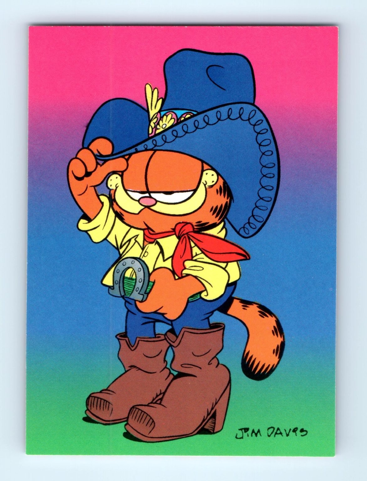 Garfield Wyatt Burp 1995 Krome Productions #6 Non-Sport Card