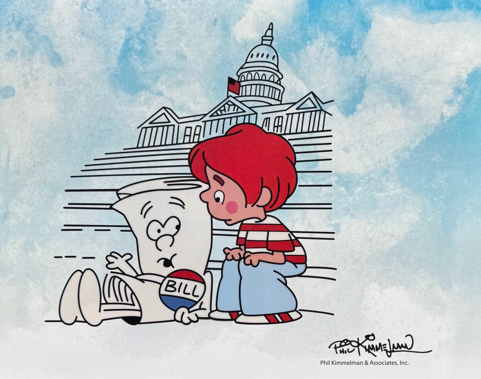 Schoolhouse Rock I’M JUST A BILL Sericel Animation Art Cel 11″ x 14″