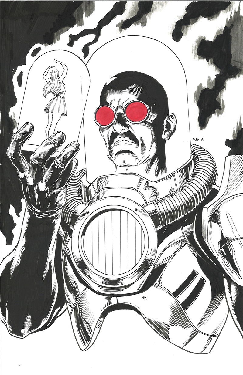 Mr freeze Batman rogue by Jason Fabok, Original Art, DC Comics