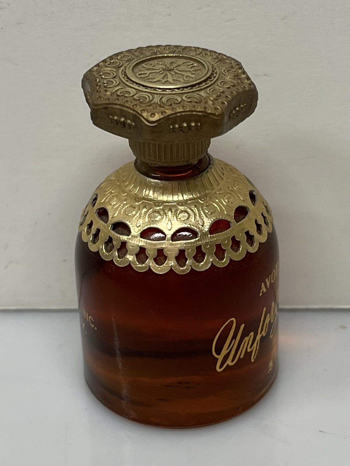 Vintage Avon Cologne Perfume Unforgettable .5 Oz NEW UNUSED FULL