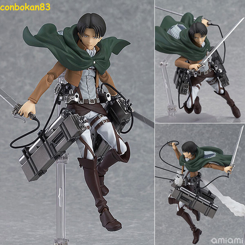 Attack on Titan Rivaille Ackerman Eren Jaeger Mikasa·Ackerman Figure Moility Toy