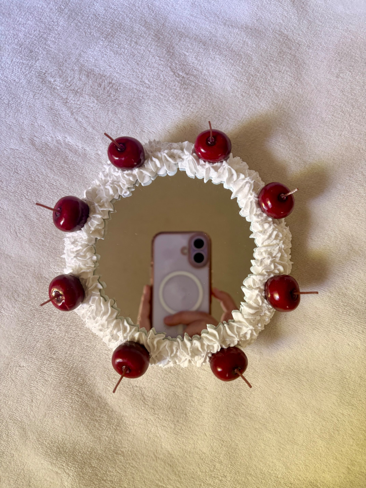Mini Cherry Cake Candle Holder