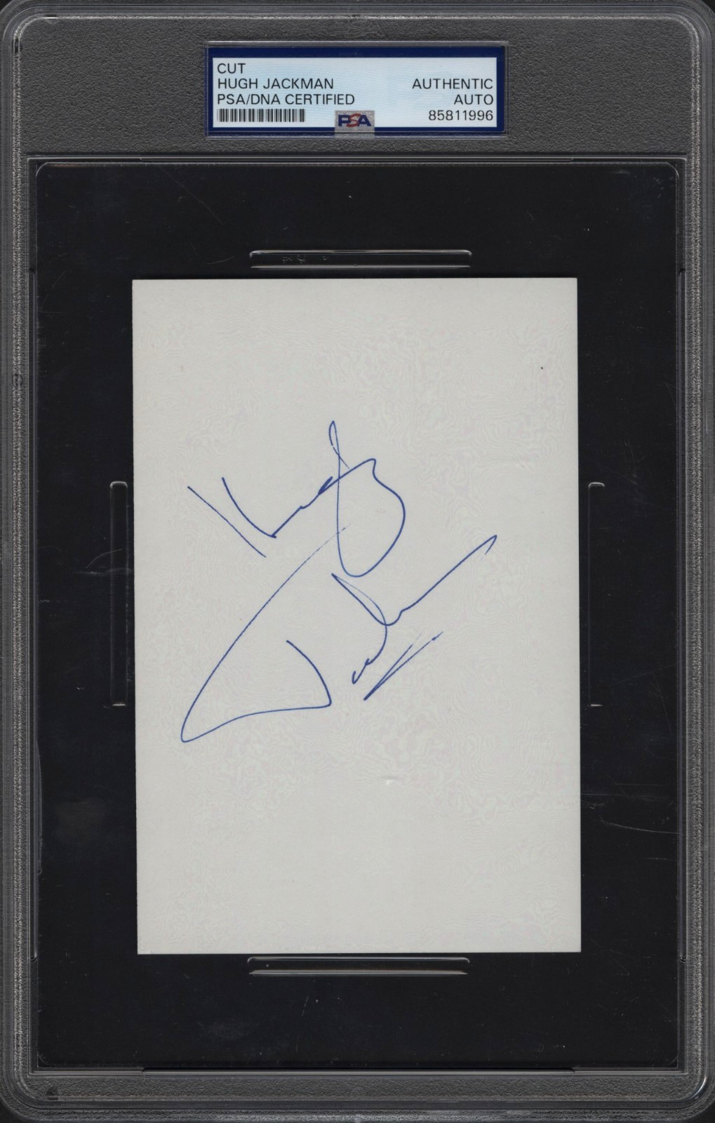 HUGH JACKMAN Wolverine X-Men Signed Autographed 4 x 6 Cut – PSA
