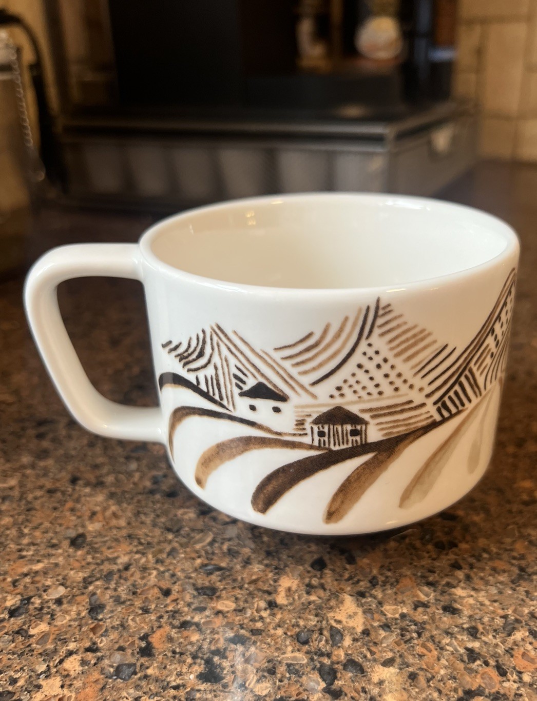 Starbucks Artisan A Story of Farmers Mug Cup 2014 #03/08 12Oz Illustrated