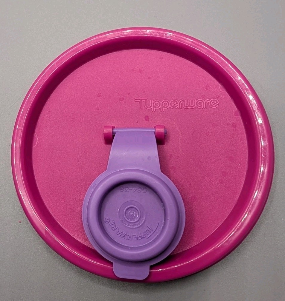 Tupperware Thirstquake Tumbler Pink Purple Flip Top Seal Sip Lid Replacement