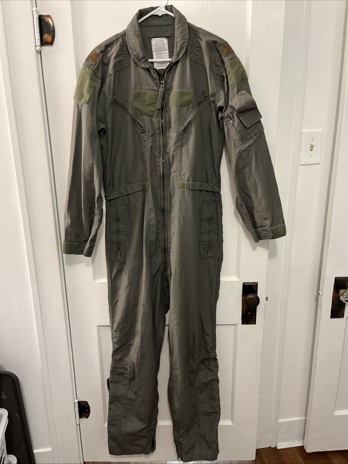 Summer Flyers Coveralls 42L Long Green Military Fire Resistant Equa Industries