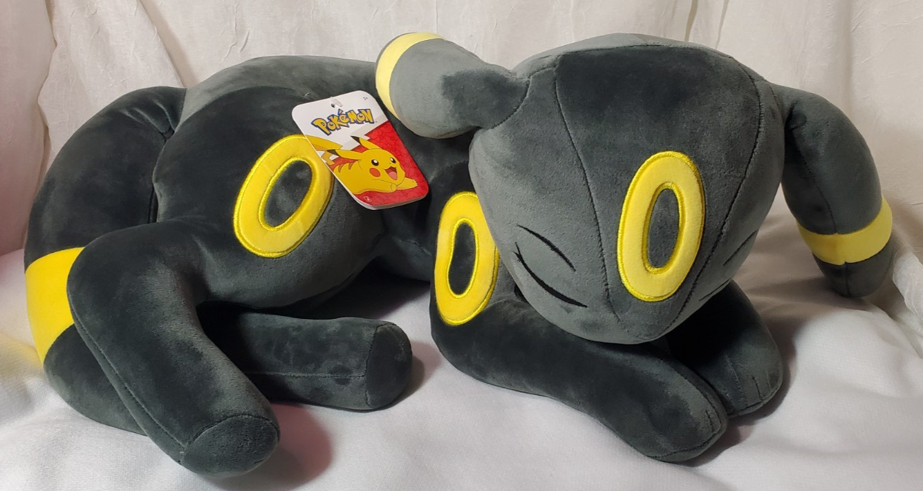 Pokemon Sleeping Umbreon Plush 18″ Jazwares NEW w/ Tags Eeveelution 2026