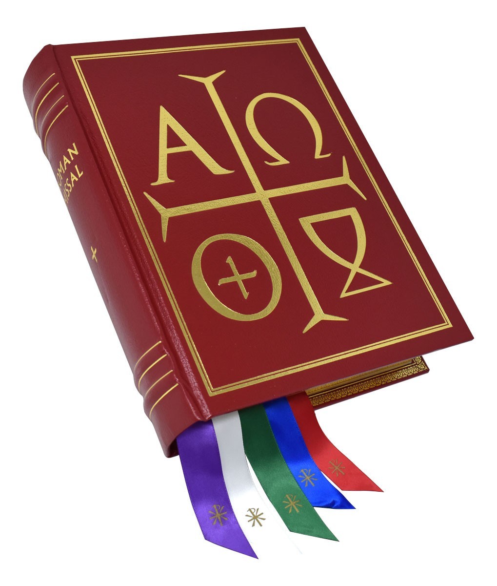 Deluxe Roman Missal Third Edition-Altar Size M:Genuine Leather SIZE:8-1/2″ x 11″