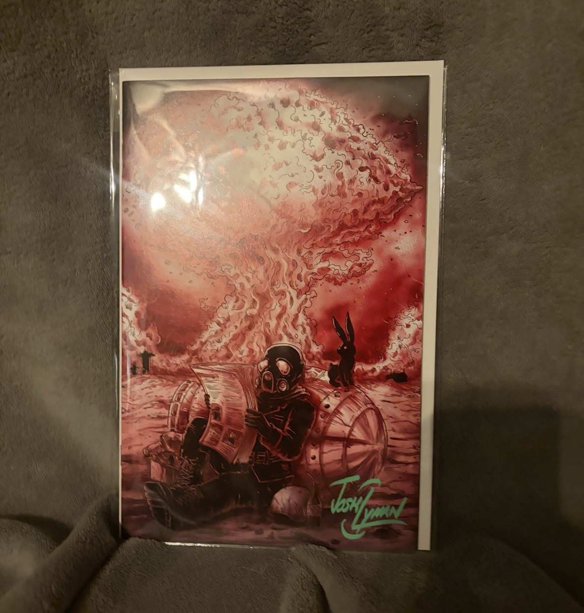 News From The Fallout Virgin #1 Signed Josh C Lyman