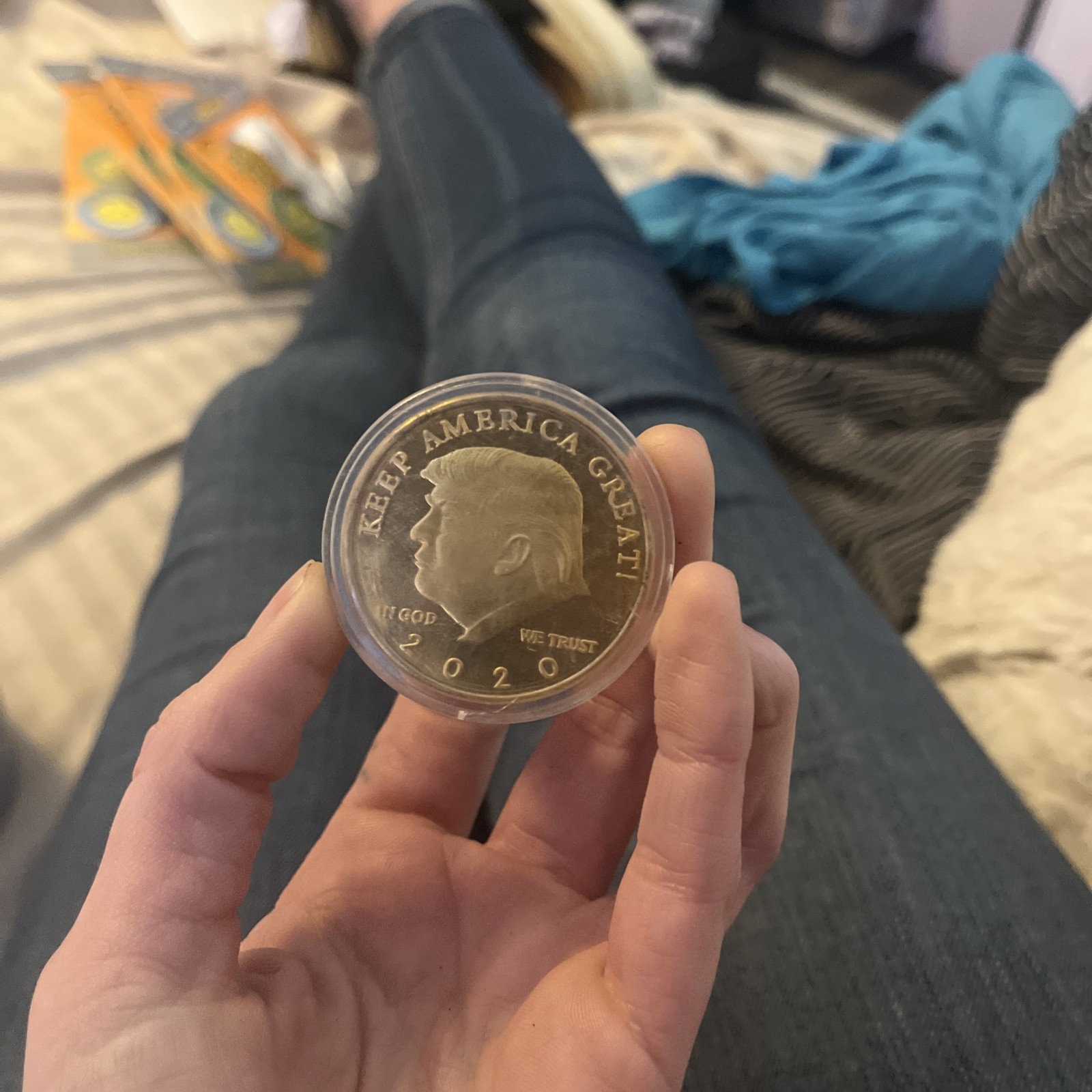 “Keep America Great” Donald Trump 2020 Commemorative Coin- 24K Gold Plated