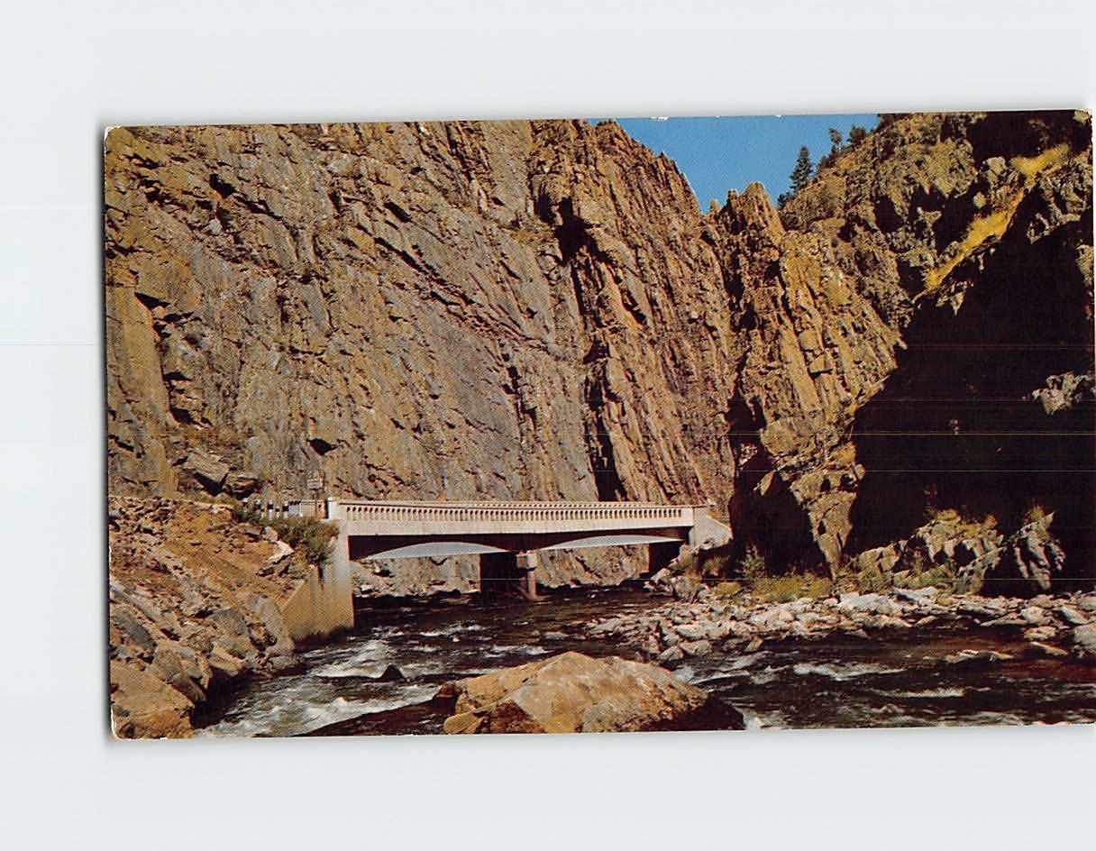 Postcard The Scenic Narrows Big Thompson Canyon Colorado USA