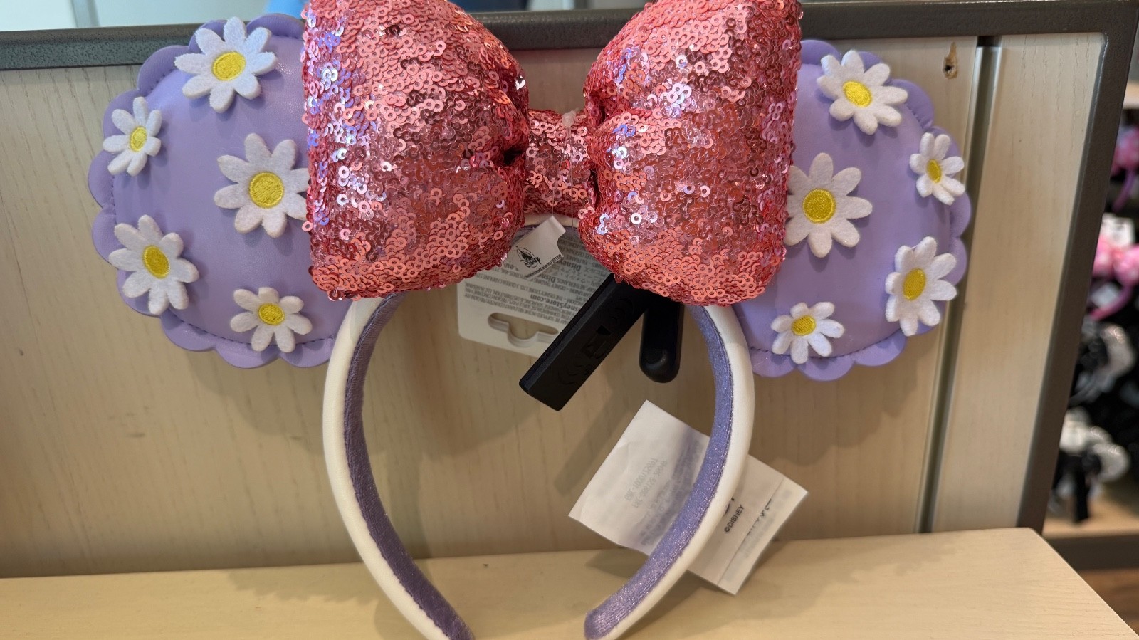 Disney Parks Daisy Duck Minnie Mouse Ears Headband NEW