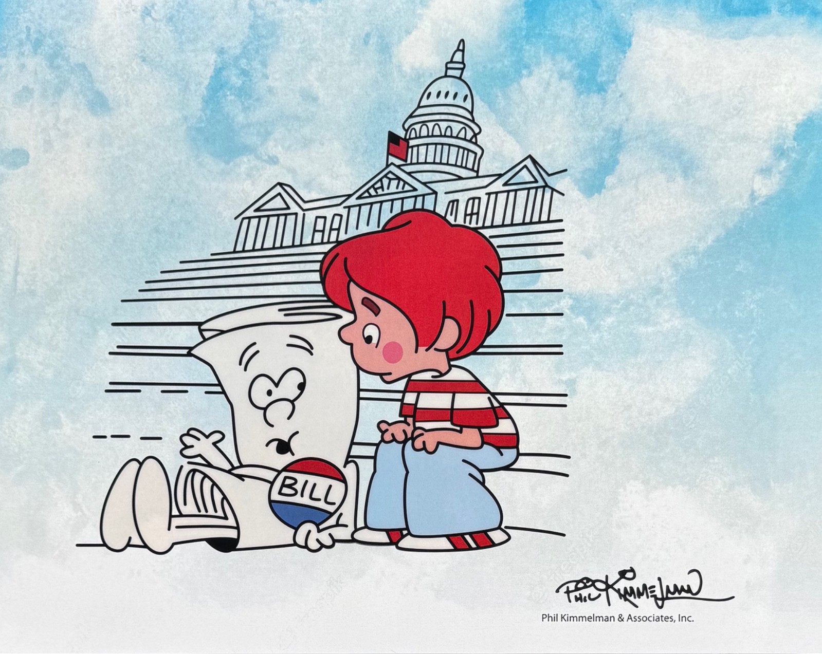 Schoolhouse Rock I’M JUST A BILL Sericel Animation Art Cel 11″ x 14″