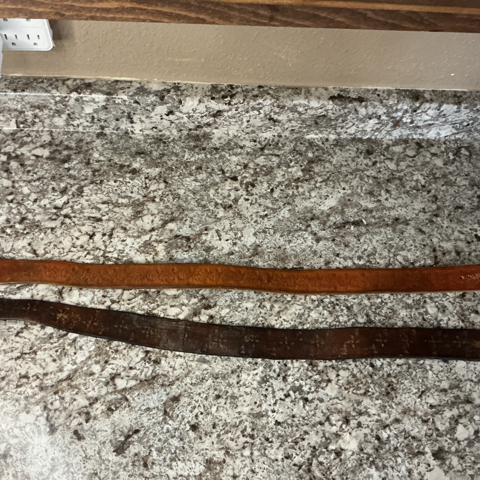 Leather Handmade Belts 35 Inches Long