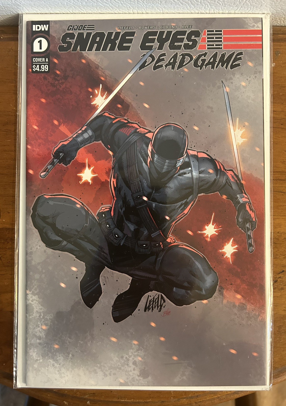 GI Joe Snake Eyes Deadgame 1-5 (All 5 A Covers) Complete Run (IDW, 2020)