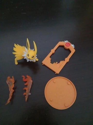 Eevee Evolution Figurines with Stand and Character Frame