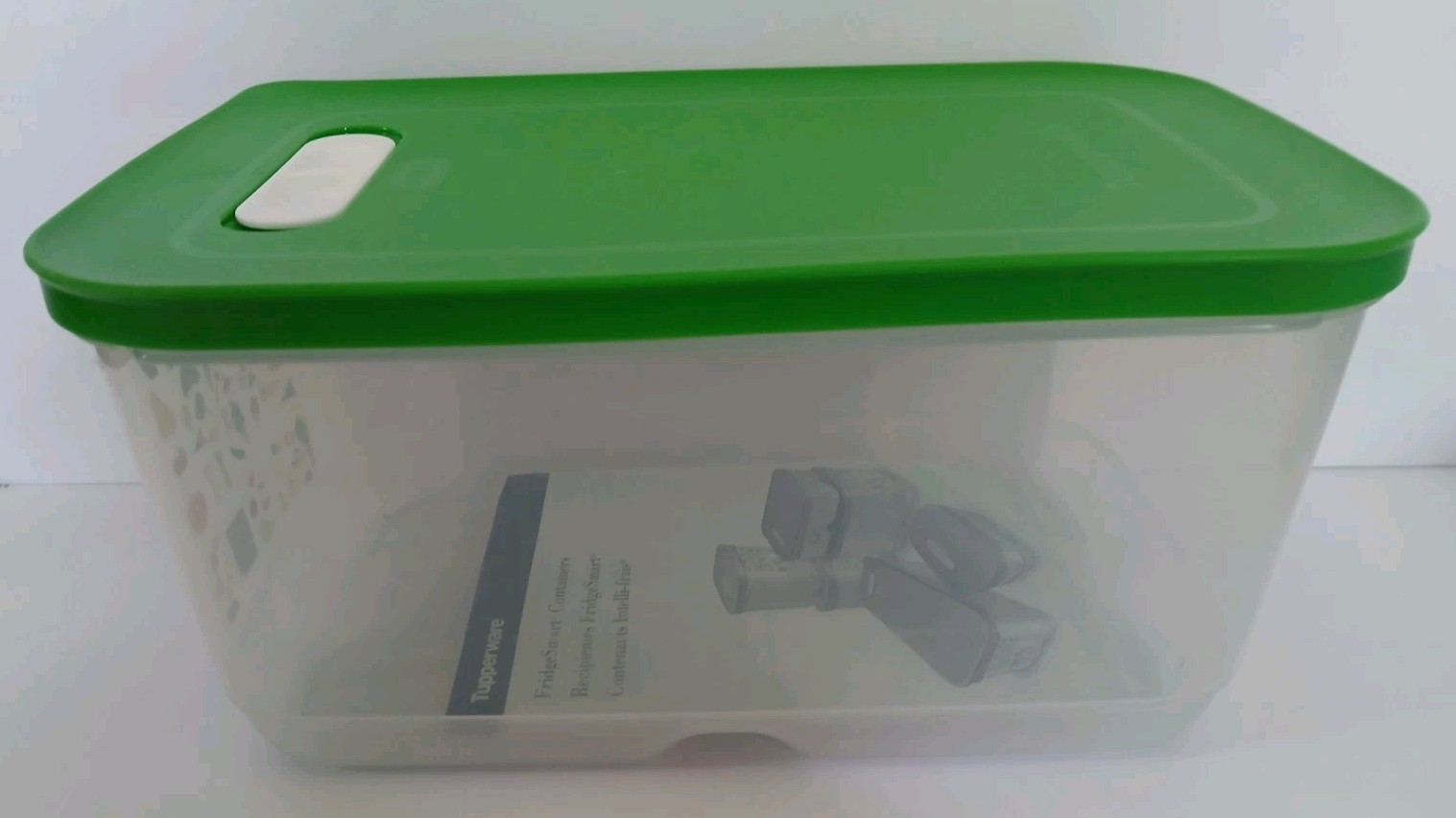 Tupperware FRIDGESMART MEDIUM DEEP CONTAINER ~ 1 Gallon ~ Wintergreen Seal ~NEW!