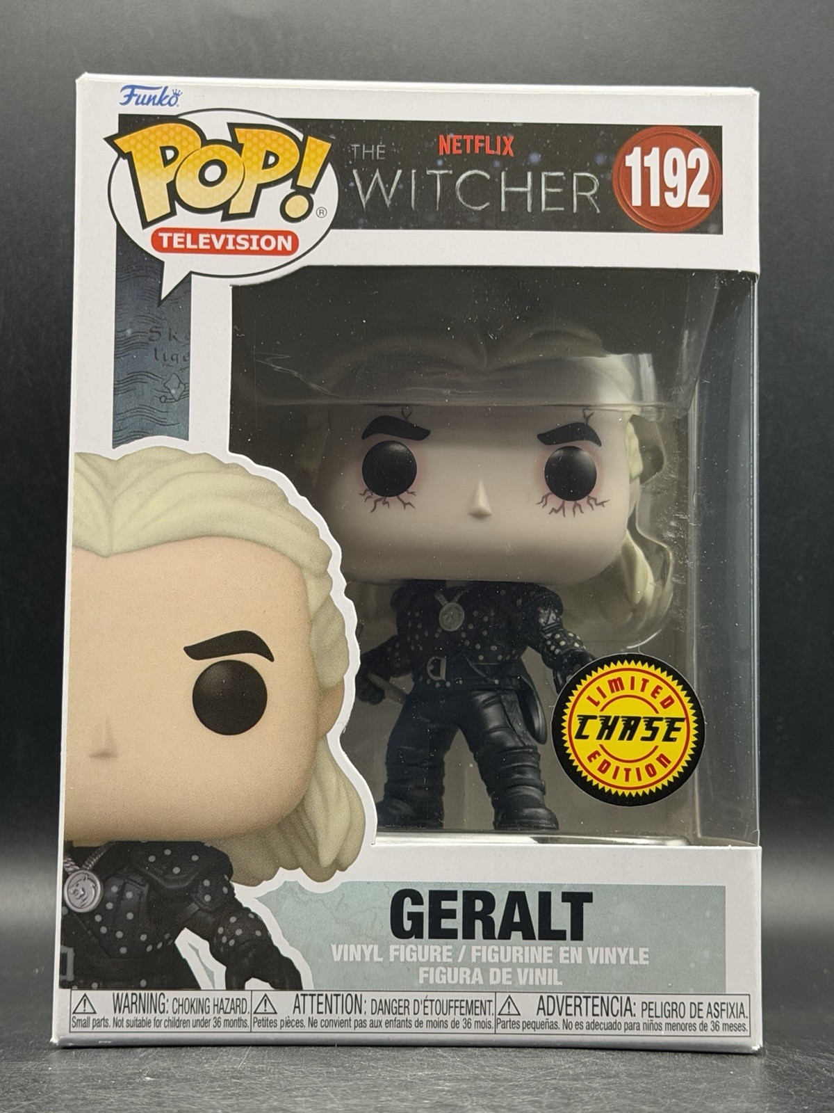 Funko Pop Witcher Netflix GERALT Bundle CHASE #1192 + Geralt #1385 W/Protectors