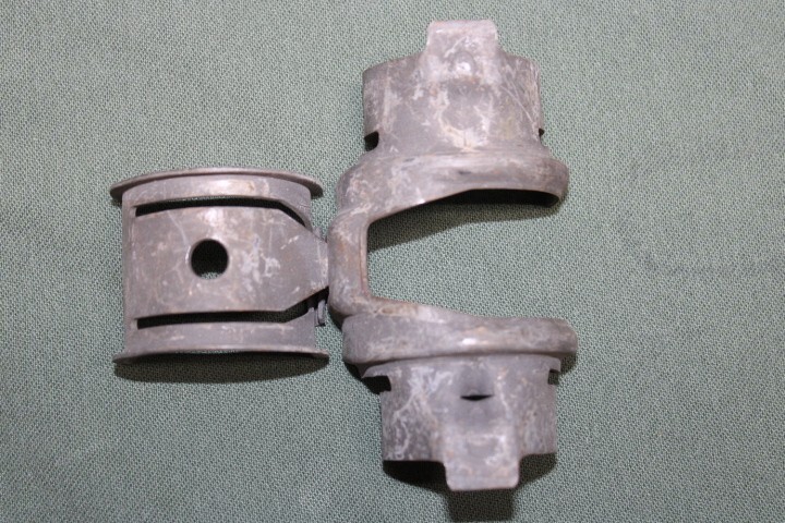 1 25mm Bushmaster caliber link for the Bradley Fighting Vehicle 1 Link