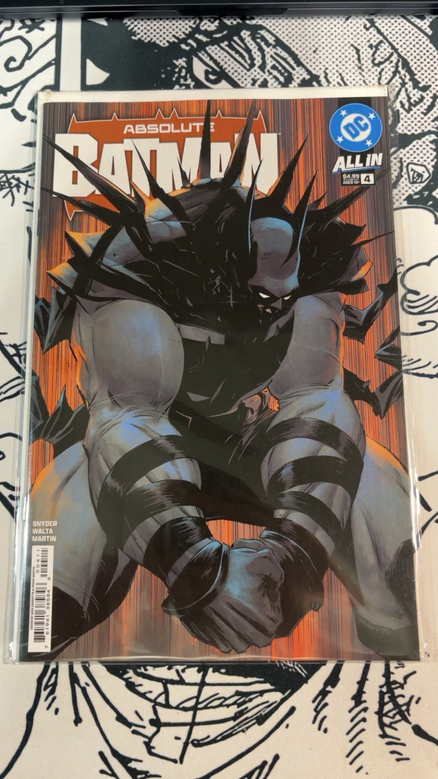 Absolute Batman #4 Nick Dragotta Cover (DC Comics March 2025)
