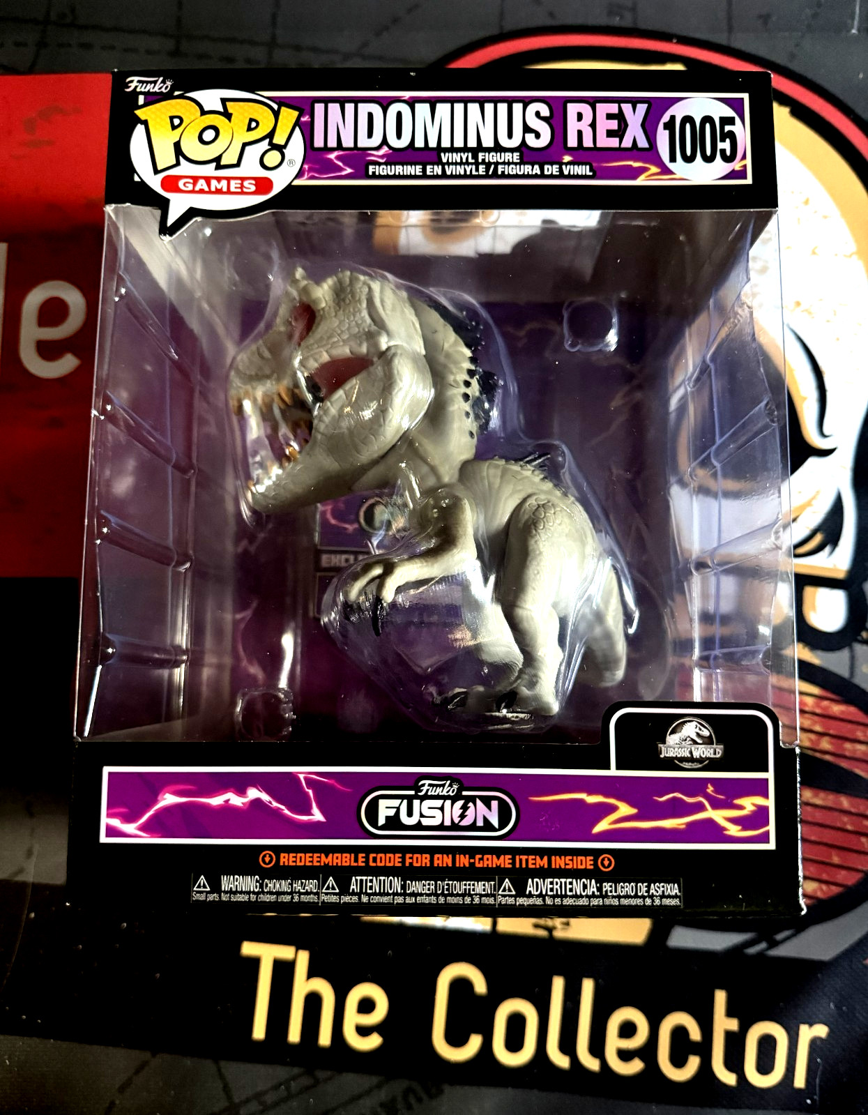 FUNKO POP #1005 INDOMINUS REX FUSION EXCLUSIVE VINYL ACTION FIGURE NIB NM+