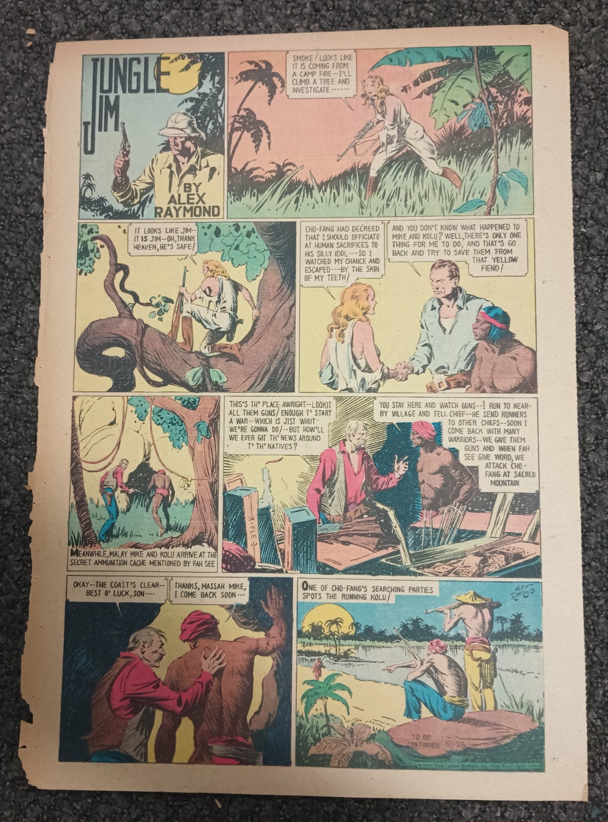 Jungle Jim by Alex Raymond – 13 tabs from 1935