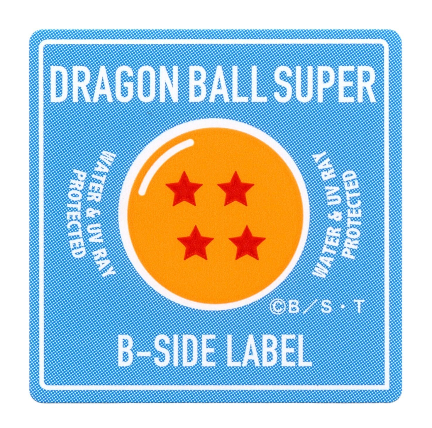 DRAGON BALL SUPER Super Saiyan Blue Vegeta Sticker B-SIDE LABEL Japan WATERPROOF