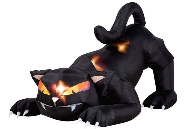 Gemmy Sunstar Industries 23623G Airblown Animated Cat Used
