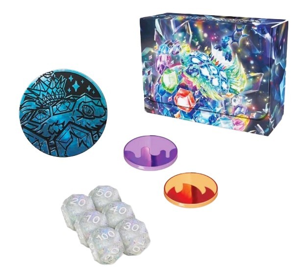 Terapagos ex Deck Box, Coin, Markers & Damage Counter Dice Pokémon TCG from UPC