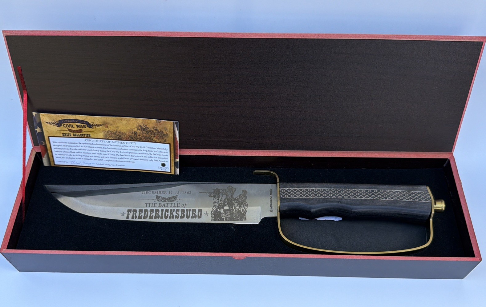 America at War Civil War Knife Collection Battle of Fredericksburg American Mint
