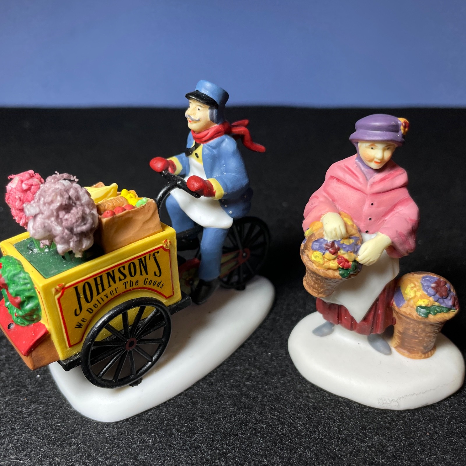 Dept 56 Replacement Pieces Flower Vendors Lot of 2
