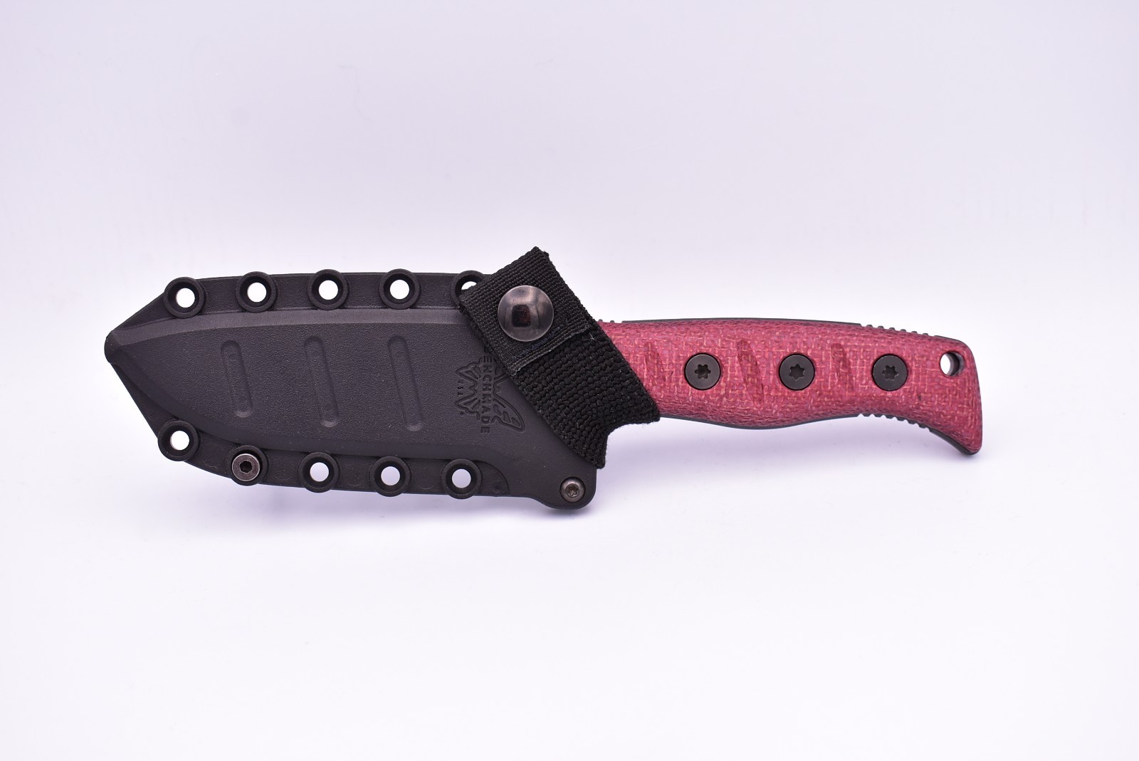 Custom 3D Burlap Micarta Handles for Benchmade Fixed Adamas 375