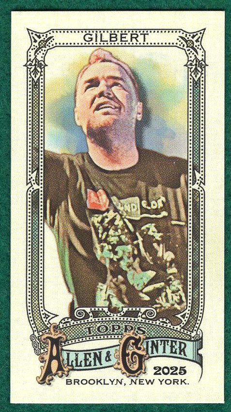 Chad Gilbert – 2025 Topps Allen & Ginter #258 Mini – New Found Glory Musician