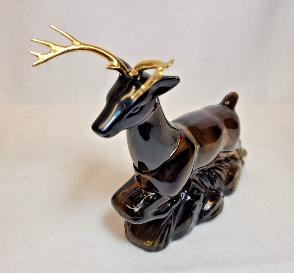 Vintage Avon 10-Point Buck Bottle – 6oz Wild Country After Shave, Empty