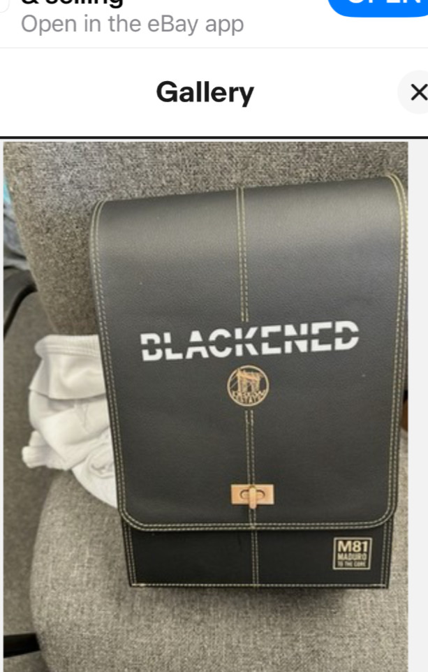 nwt drew estate M81blackened liquor/ cigar bag