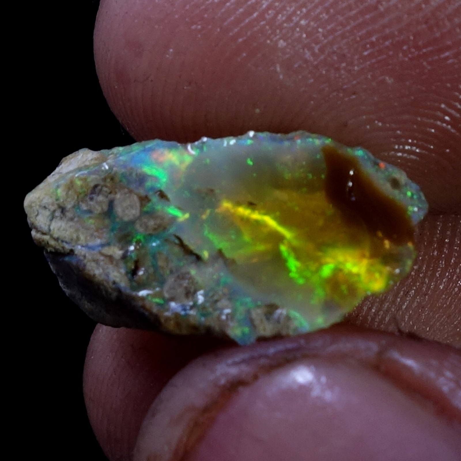 Opal Rough 05.10 Cts Natural Ethiopian Welo Opal Raw Fire Opal Jewelry OR1239