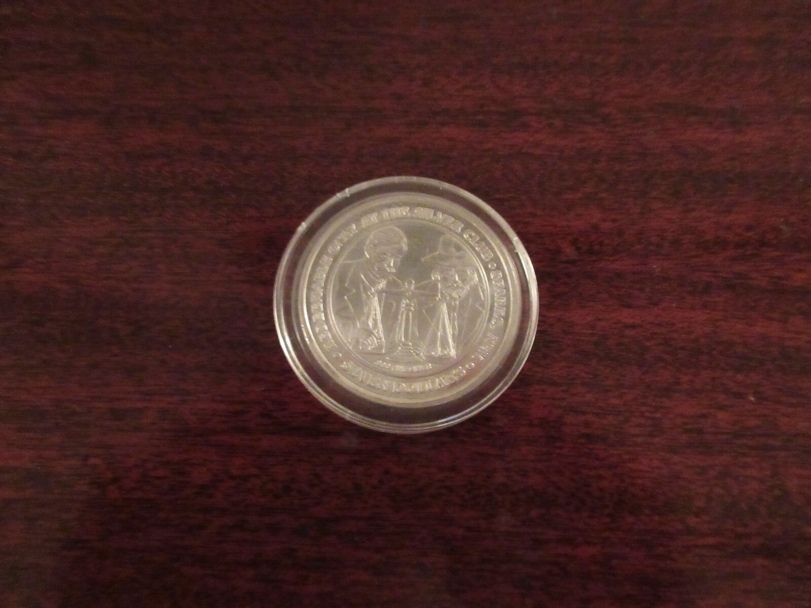 1992/93 CT $7. SILVER CLUB SPARKS , NV .815 Troy oz .999 FINE SILVER STRIKE