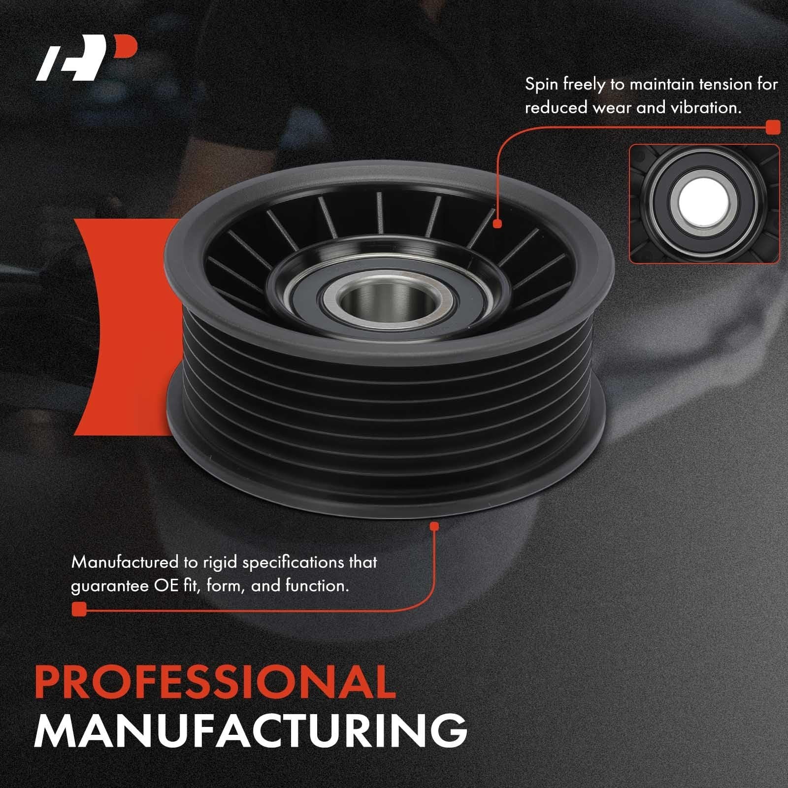 A-Premium Timing Belt Idler Pulley Compatible with Honda Civic 2002-2011 & Acura