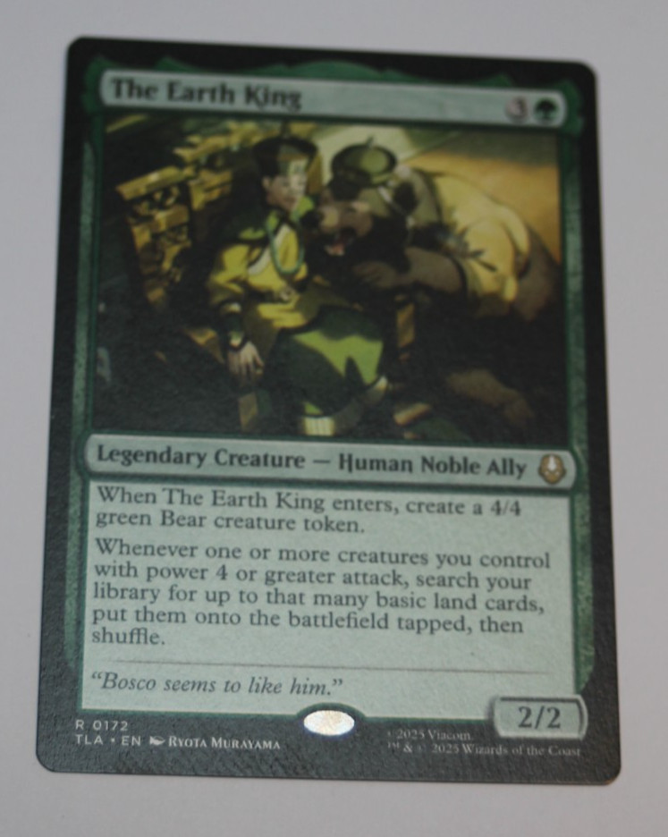 The Earth King Avatar: the Last Airbender MTG Magic the Gathering