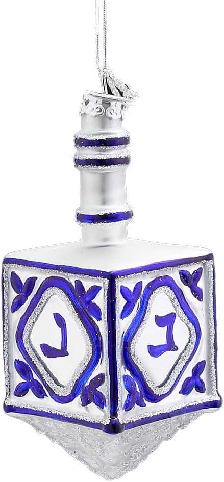 Kurt S. Adler – Noble Gems Glass Jewish Dreidel Ornament – NB0456