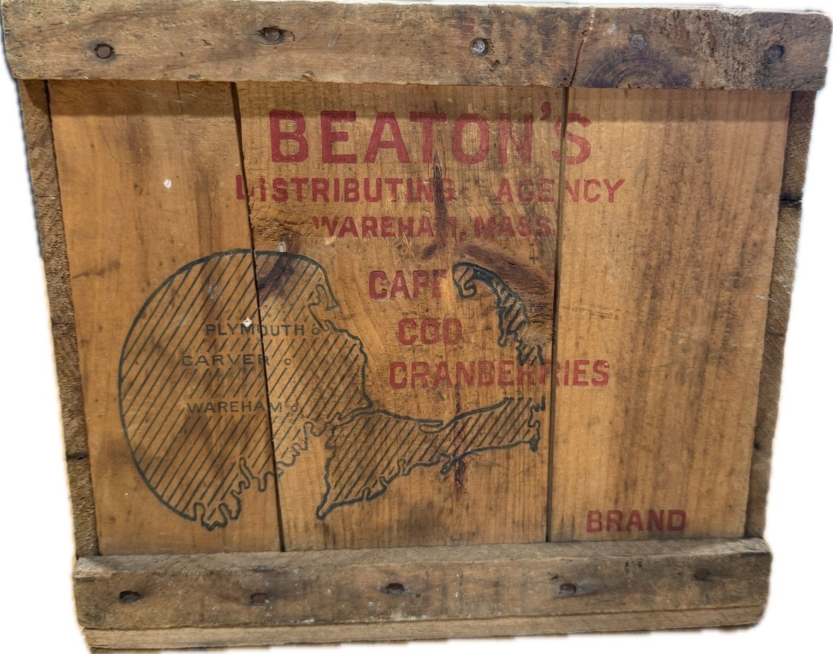 Vintage Cape Cod Cranberry Fruit Crate Long Distance Brand