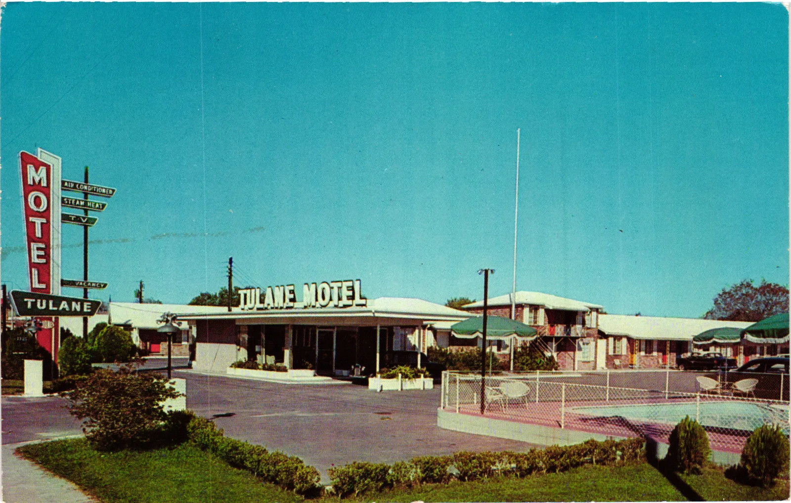 Vintage Postcard- Tulane Motel