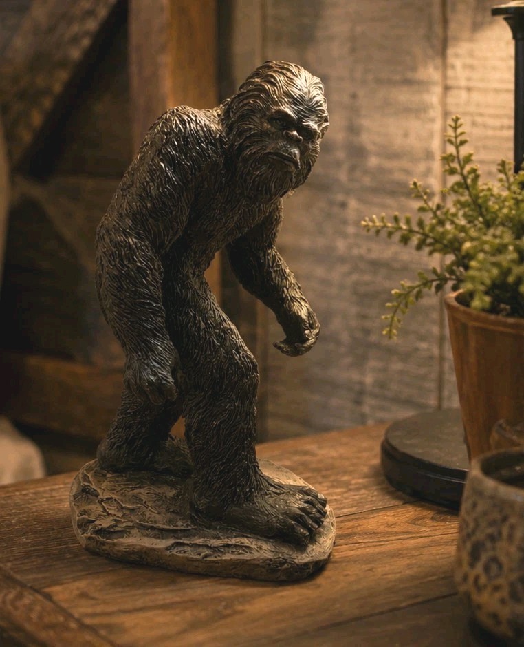 Big Squatch 9″ Bigfoot Sasquatch Standing Statue Rustic Style Indoor Decor New