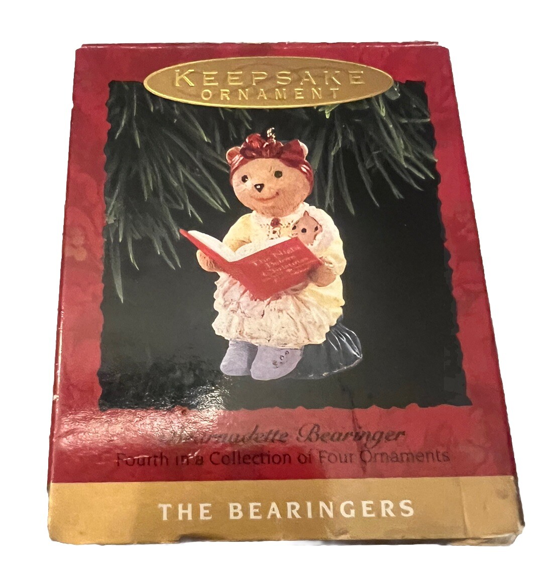 Bearnadette Bearinger The Night Before Christmas 1993 Hallmark Keepsake Ornament