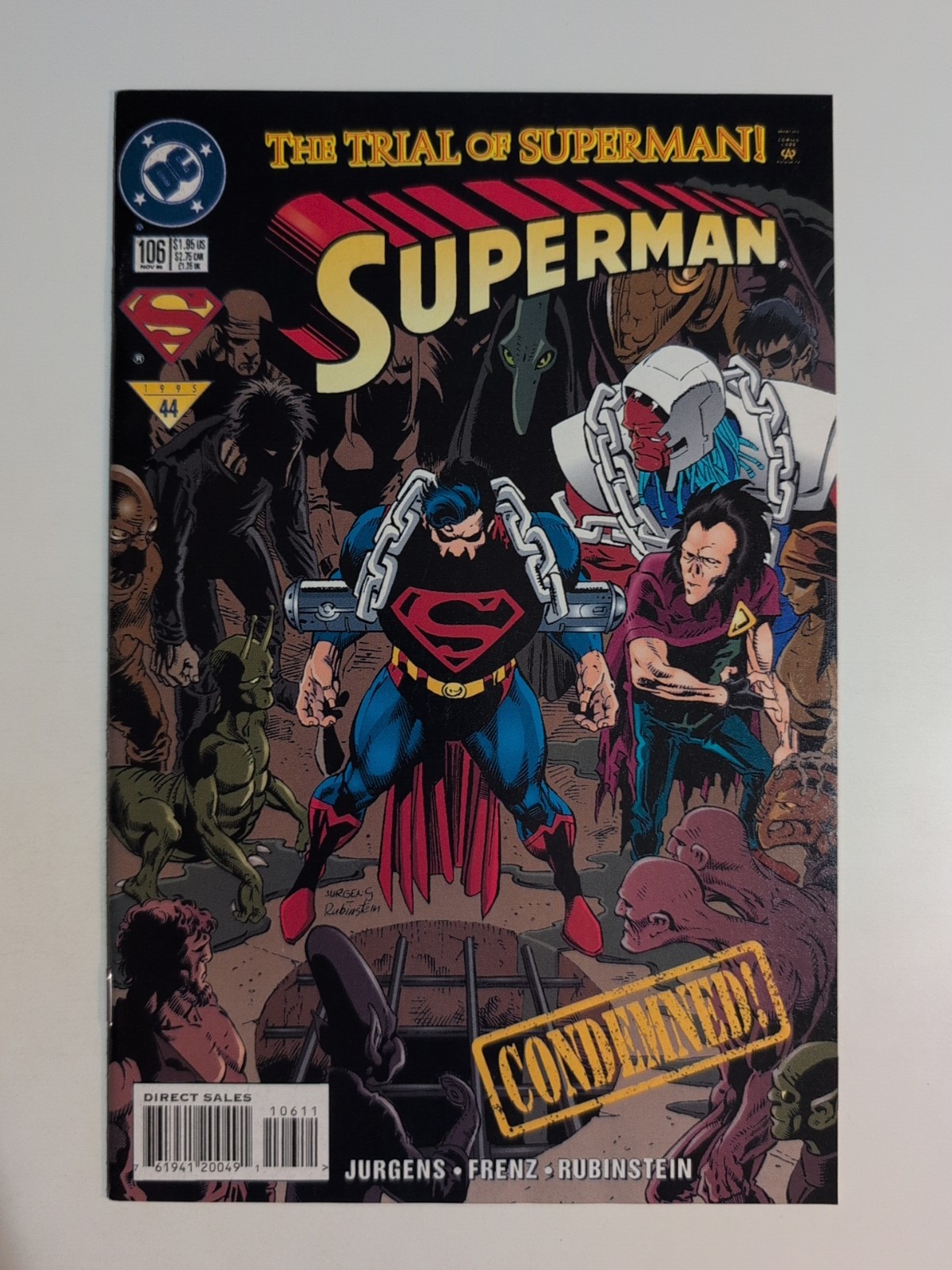 Superman #106 DC Comics 1987 Back Issue Sale